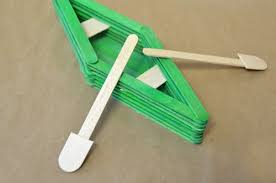 Popsicle Stick Boat Craft Ideas For Kids Boat Crafts Craft Stick Crafts Popsicle Stick Boat