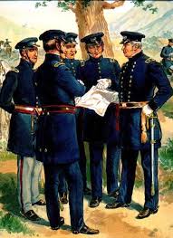 Mexican War Uniforms American Major General And Staff Mexican American War Mexican American Culture Mexican War