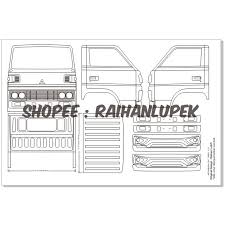 Cara membuat bak miniatur truk, cara membuat kabin miniatur truk, miniatur truk, truk oleng, truk jangan lupa subcrib, like detail ukuran miniatur truck fe 71 scale 1:8 dari mulai bemper depan, cabin, chassis dan bak. Pola Miniatur Truk Umplung Mitsubishi 100 Ps Truk Oleng Truk Cabe Shopee Indonesia