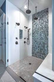 The tiles reflect the light to give your kitchen or bath the appearance of being brighter and larger. 75 Beautiful Glass Tile Bathroom Pictures Ideas August 2021 Houzz