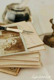 Mes Passions En Toutes Saisons Cartas Viejas Letras Vintage Cartas De Libros