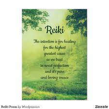 Reiki Poem Poster Zazzle Com Reiki Poems Poster