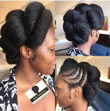 Pin By Emmanuela On Coiffure Natural Hair Wedding Natural Wedding Hairstyles Hair Styles