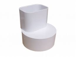 This adapter fits 2 in. Shop Offset Downspout Adapters Gutter Supply