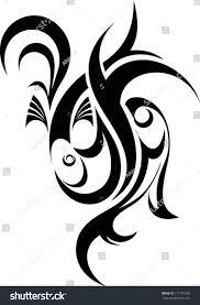 Black tribal taurus zodiac sign tattoo design. Fish Tattoo Fish Tattoos Pisces Tattoos Pisces Tattoo Designs