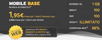 Offerta fastweb casa e contratto eni gas e luce (o solo un'utenza a scelta) con fattura. Fastweb Mobile Offerte Da 1 95 Al Mese Con Internet 4g Iphone Italia