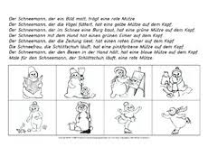 Ab Winter Lesen Malen Sinn Erfassen 1 Lese Mal Blatter Winter Jahreszeiten Hus Klasse 2 Grundschulmaterial De
