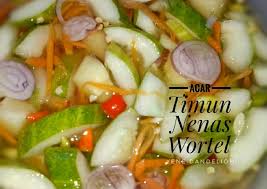 Acar nenas bisa buat nasi kebuli or soto. Cara Membuat Acar Timun Nenas Wortel Dandelion Yang Cepat Resepenakbgt Com