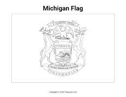 You can now print this beautiful michigan flag us state coloring page or color online for free. Free Michigan Flag Coloring Page