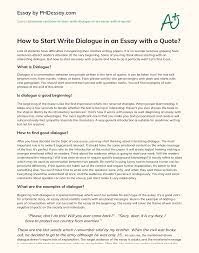 We did not find results for: How To Start Write Dialogue In An Essay With A Quote Phdessay Com