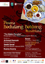 Poster layanan masyarakat pendidikan bersekolah. Pesona Bedulang Belitung Nusantara Event Ruang Mahasiswa
