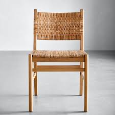 Sullivan Woven Dining Side Chair Dining Chair Williams Sonoma Side Chairs Dining Woven Dining Chairs Side Chairs
