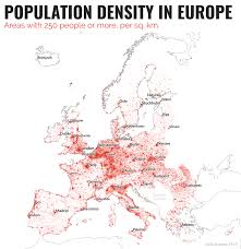 think your country is crowded these maps reveal the truth