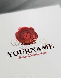 Online Letter Logo Maker Wax Seal Logo Design Template Initials Logo Design Seal Logo Letter Logo Maker