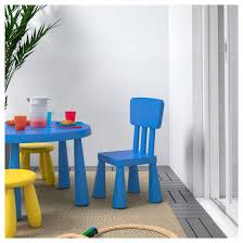 Mammut Children S Chair Indoor Outdoor Blue Ikea Childrens Chairs Kids Chairs Indoor Chairs