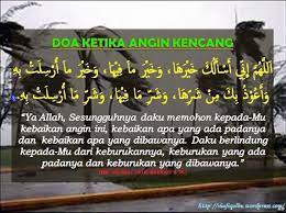 Doa Ketika Angin Kencang Doa Allah