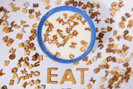 Discover the different types of fonts and how they are displayed. Top View Of Breakfast Cereal Alphabet Milk In Bowl And Word Eat Stock Photo Picture And Royalty Free Image Image 80603358