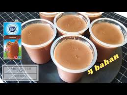 125 gr tepung terigu pro. Dadih Coklat Dutch Lady Resepi Chocolate Milk Pudding Recipe Youtube