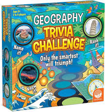 Simply select the correct answer for each question. Amazon Com Mindware Geography Trivia Challenge Game Educational Fun Game For Families Kids Ages 8 Up Toys Games