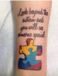 Autism Awareness Black And White Puzzle Piece Tattoo Autism Tattoo Autism Tattoos Autism Awareness Tattoo Puzzle Piece Tattoo