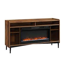 Cherry, maple, oak, and mahogany are common choices, and some cheap tv stands are made with wood in some areas and plywood in others. Sauder Harvey Park 60 Fireplace Tv Stand In Grand Walnut Buy Online In Bahamas At Bahamas Desertcart Com Productid 132904269