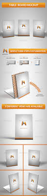 Table Board Mockup Photoshop Design Mockup Card Design