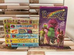 Fill your cart with color today! Barney Vhs Tapes Lot Of 7 Vintage Tapes Sing Along And Friends Ebay