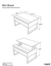 4.6 out of 5 stars 1,020. The Mini Boost Small Lifting Coffee Table Expand Furniture Folding Tables Smarter Wall Beds Space Savers
