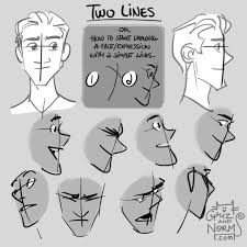 4 114 Likes 21 Comments Griz And Norm Lemay Grizandnorm On Instagram Tuesday Tips Two Lines The Face Or Drawings Drawing Tutorial Cartoon Drawings