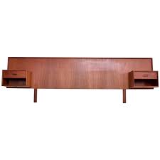 Mid Century Danish Modern Queen Teak Headboard Floating Nightstands At 1stdibs Choose from contactless same day delivery, drive up and more.