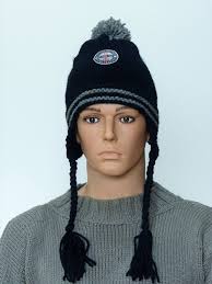 Bonnet au style décontracté, avec revers doublé pour un confort douillet. Bonnet Peruvien Homme Bleu Marine Gris Un Grand Marche