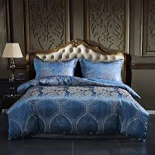 Our breathable full, queen size gold and navy blue bedding sets are made from an easy care, durable fabric. Amazon Com Navy White And Gold Bedding