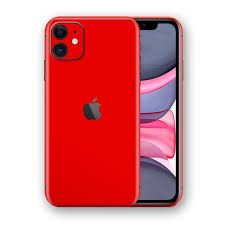 Iphone 11 Red Matt Skin Iphone Iphone 11 Deep Red