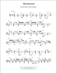 Download and print wonderwall sheet music for guitar chords/lyrics by oasis from sheet music direct. Wonderwall Easy Guitar Zzounds