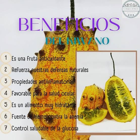 Beneficios del Kiwano.