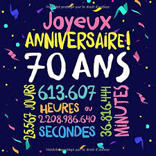Voir plus d'idées sur le thème anniversaire, carte anniversaire, image anniversaire. Joyeux Anniversaire 70 Ans Livre D Or Pour Le 70eme Anniversaire 70 Ans Decoration Cadeau D Anniversaire Pour Homme Ou Femme Livre Pour Les Et Photos Des Invites French