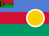 The flag of vanuatu was adopted on 18 february 1980. Flag Of Vanuatu Wikipedia