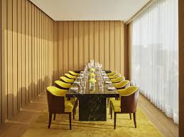 And yes, most small spaces don't even have an entire room dedicated to fine dining. The Blue Room Edition Hotels
