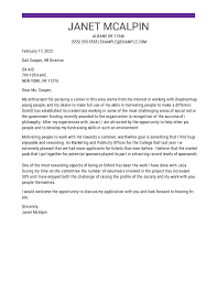 Professional Cover Letter Examples For 2022 Livecareer