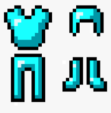 Only downfall is the nosepiece in the mask, it's very wide and blocks his vision. Minecraft Diamond Armor Transparent Hd Png Download Kindpng