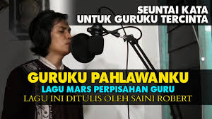 Kini tiba saatnya kitakan perpisahan. Lagu Mars Perpisahan Guru Guruku Pahlawanku Attaroqqi Video Official Youtube