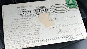 How do you address a postcard? Dated 1920 A Postcard Finally Gets Delivered The New York Times