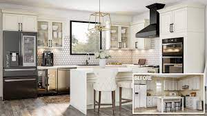 Small projects or remodeling jobs with small kitchens may cost as low as $10,000 that could include painting, replacing the sink, installing a tile. Cost To Remodel A Kitchen The Home Depot