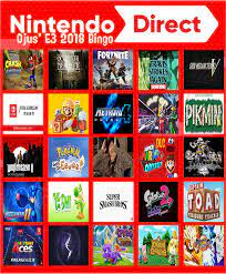 1 more thing, any mention of the 3ds and bayonetta 3 update. Ojus Nintendo E3 2018 Bingo Card D Imgur