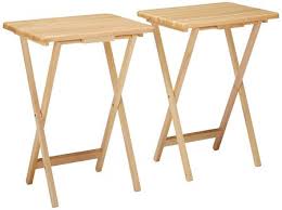 Generic 5 piece tray table set folding wood tv game snack dinner couch laptop stand (1). 10 Best Folding Tv Trays In 2021 Idsesmedia