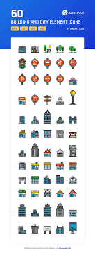 Download Building And City Element Icon Pack Available In Svg Png Eps Ai Icon Fonts Icon Pack Icon Icon Font