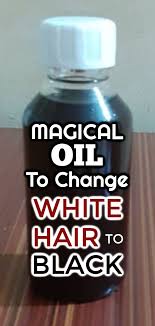 Using the oil made from a mixture of mustard oil and castor oil is also another excellent natural ayurvedic treatment to make your white beard hair black naturally permanently at home. Magical Oil To Change White Hair To Black Naturally Turn White Hair To Black Permanently In 7 Days Guaranteed White Hair Black Hair Oil Black And Grey Hair