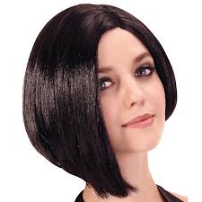 Perruque noir carr plongeant highest Bob