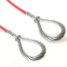 PHAT, Red Vinyl Coated 7.95mm (5/16 inch) Braided Steel ...