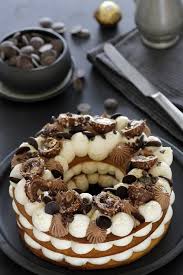Ferrero Rocher Cream Tart Number Cake Lil Cookie Recipe Cake Recipes Number Cakes Dessert Recipes